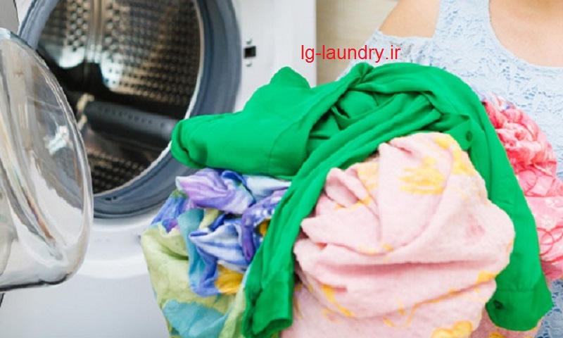 بررسی جنس و رنگ لباس در لباسشویی ال جی