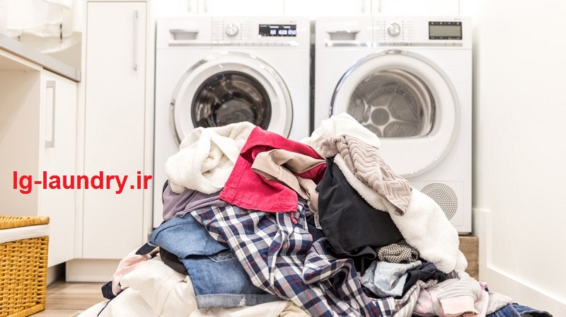 علت تمیز نشستن لباسشویی ال جی